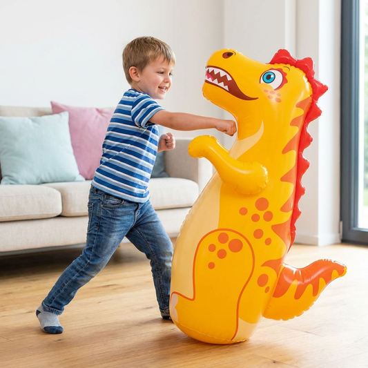 Aufblasbarer Kinder-Boxsack im Tierdesign mit befüllbarer Wasserbasis