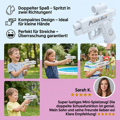 Doppelseitige Streich Wasserpistole für Kinder – Mini Spaß Wasserspielzeug