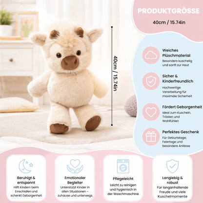 Laufendes Kälbchen - Weiches Cartoon-Plüschtier & Beruhigungshelfer für Kinder