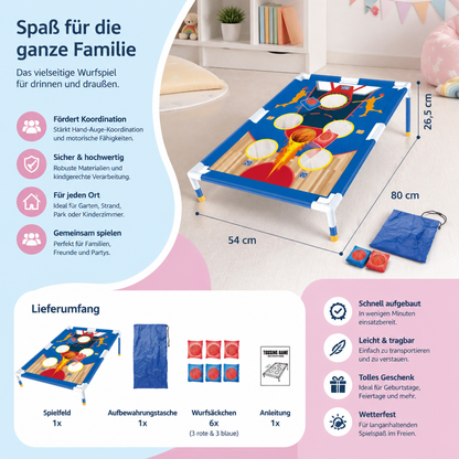 Sandsack Wurfspiel Set – Indoor & Outdoor Familienspiel