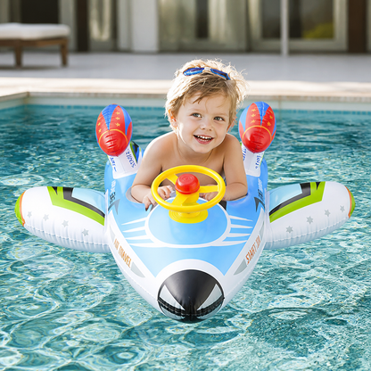 Aufblasbarer Düsenjet Pool Float mit Sitz & Lenkrad