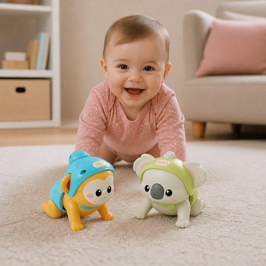 Interaktives Krabbel-Babyspielzeug mit Musik und Sprachaufzeichnung