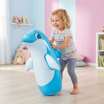 Aufblasbarer Kinder-Boxsack im Tierdesign mit befüllbarer Wasserbasis