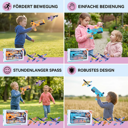 Kinder Flugzeug-Katapult Launcher – Outdoor Flugspiel