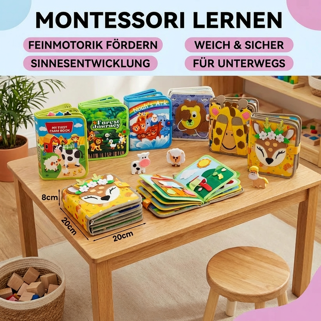 Montessori Geschichten Buch Set - Jetzt  2+1 Gratis sichern!