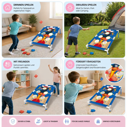 Sandsack Wurfspiel Set – Indoor & Outdoor Familienspiel