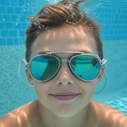 Pro Aviator Schwimmbrille – UV400 Schutz, Anti-Beschlag & Vollflächige Komfort-Passform
