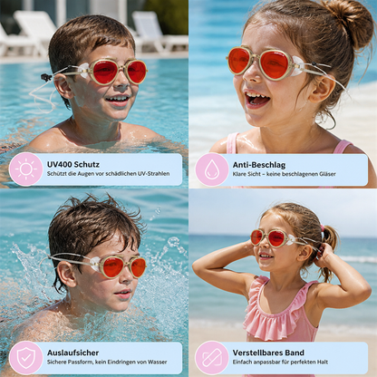 Pro Aviator Schwimmbrille – UV400 Schutz, Anti-Beschlag & Vollflächige Komfort-Passform