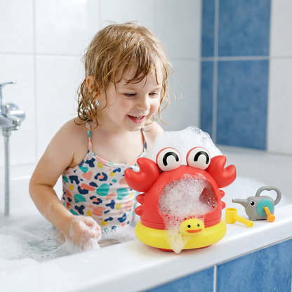 Niedliches Seifenblasen-Badespielzeug für Kinder – Automatischer Schaummacher für Wasser- & Badespaß