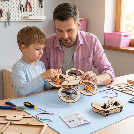DIY-Holz-RC-Quadcopter-Bausatz – Baue dein eigenes Flugabenteuer