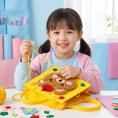 DIY-Plüschtaschen-Bastelset für Kinder