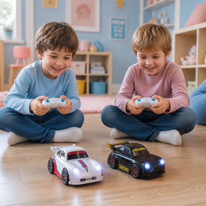 RC-Rennauto mit Driftfunktion für Kinder – Ferngesteuert mit Sensorlichtern & Sound