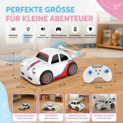 RC-Rennauto mit Driftfunktion für Kinder – Ferngesteuert mit Sensorlichtern & Sound