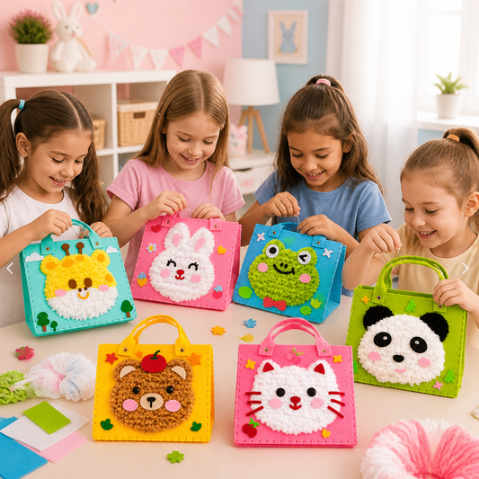 DIY-Plüschtaschen-Bastelset für Kinder