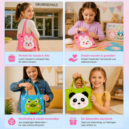 DIY-Plüschtaschen-Bastelset für Kinder