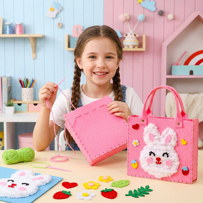 DIY-Plüschtaschen-Bastelset für Kinder