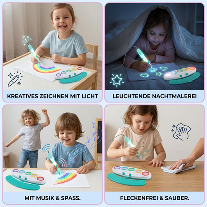 Leuchtender Zauber-Malstift für Kinder – Kreatives Zeichnen mit Licht & Musik