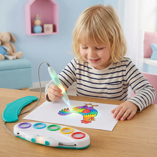 Leuchtender Zauber-Malstift für Kinder – Kreatives Zeichnen mit Licht & Musik