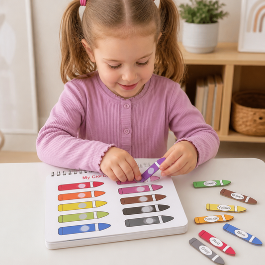 Montessori-Aktivitätsbuch – Wiederverwendbares Lernbuch für Vorschulkinder