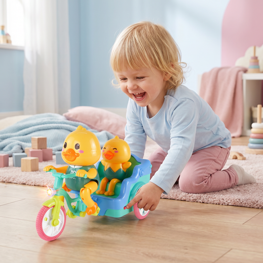 Elektrisches Tier-Dreirad – interaktives Fahrspielzeug mit Musik & Licht für Kinder