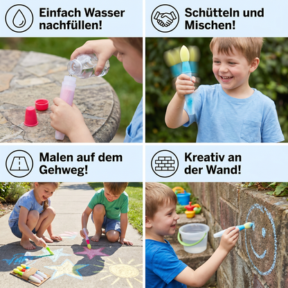 Magische Zeichenstifte 3er-Set – Für kreativen Malspaß auf verschiedenen Oberflächen
