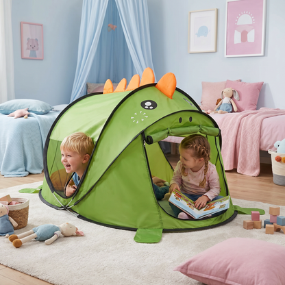 Faltbares Dino-Spielzelt für Kinder – perfekt für warme Tage & gemütliche Spielstunden