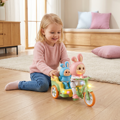 Elektrisches Tier-Dreirad – interaktives Fahrspielzeug mit Musik & Licht für Kinder