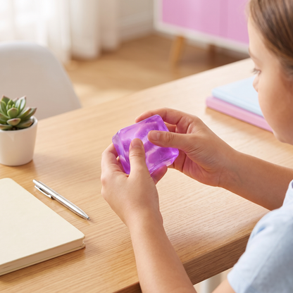 Cube Squishy Stressball – Weiches Gel-Fidget-Spielzeug für die Sinne