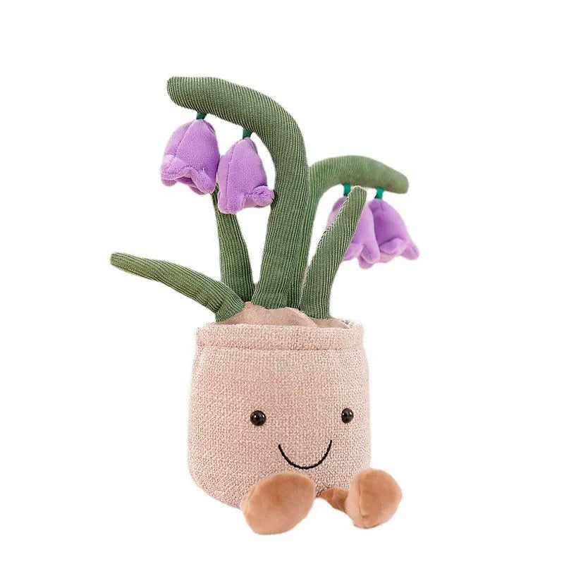 Fröhliche Blumen Kuschelfigur