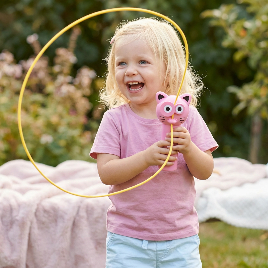 Lasso Spielzeug für Kinder – Rotierendes Seil im Katzen Design