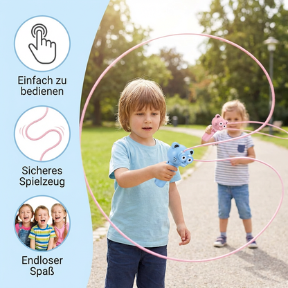 Lasso Spielzeug für Kinder – Rotierendes Seil im Katzen Design