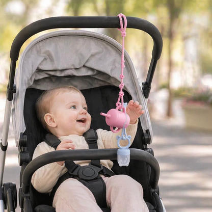 Silikon Baby-Kette mit Anti-Verlust-Schutz – für Schnuller & Spielzeug (5 Stück)