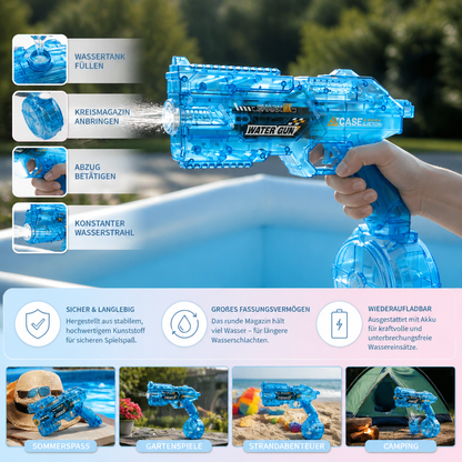 Elektrische Space Wasserpistole mit rundem Tank