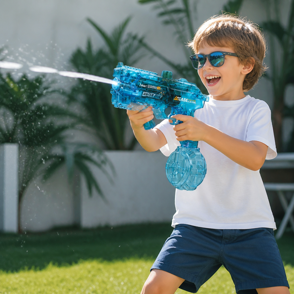 Elektrische Space Wasserpistole mit rundem Tank