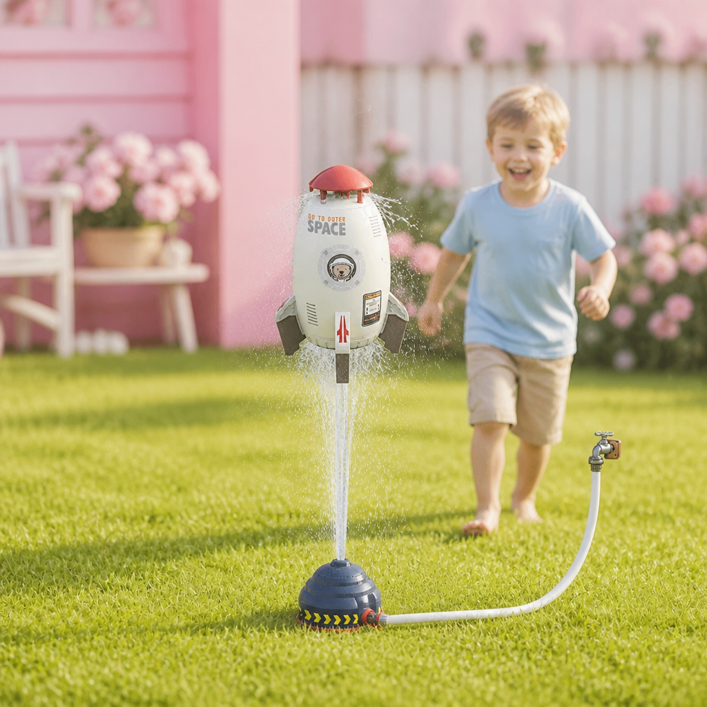 Raketen Wassersprinkler Spielzeug für Kinder