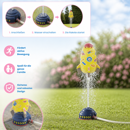 Raketen Wassersprinkler Spielzeug für Kinder
