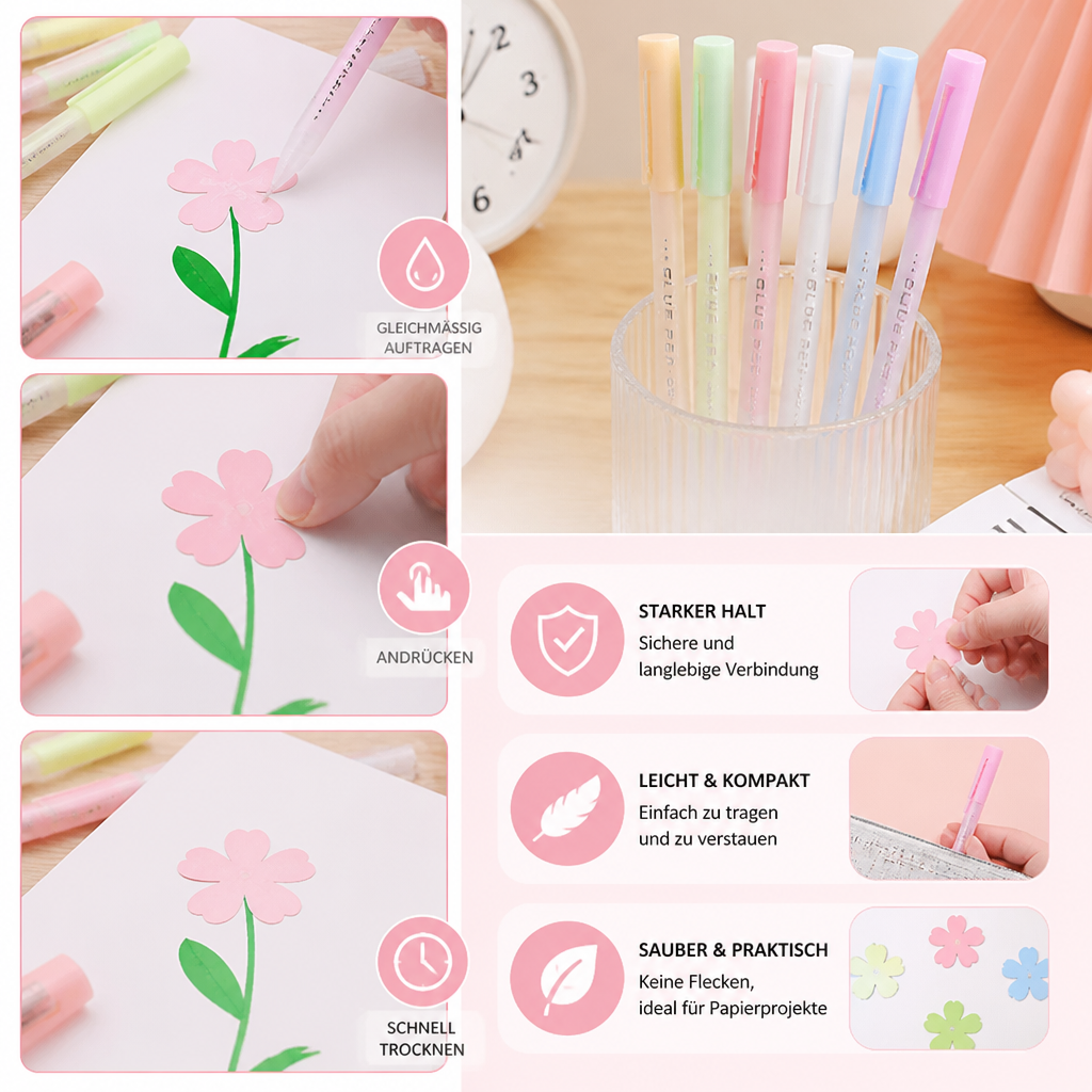 Präzisions-Schnelltrocknungs-Klebestift