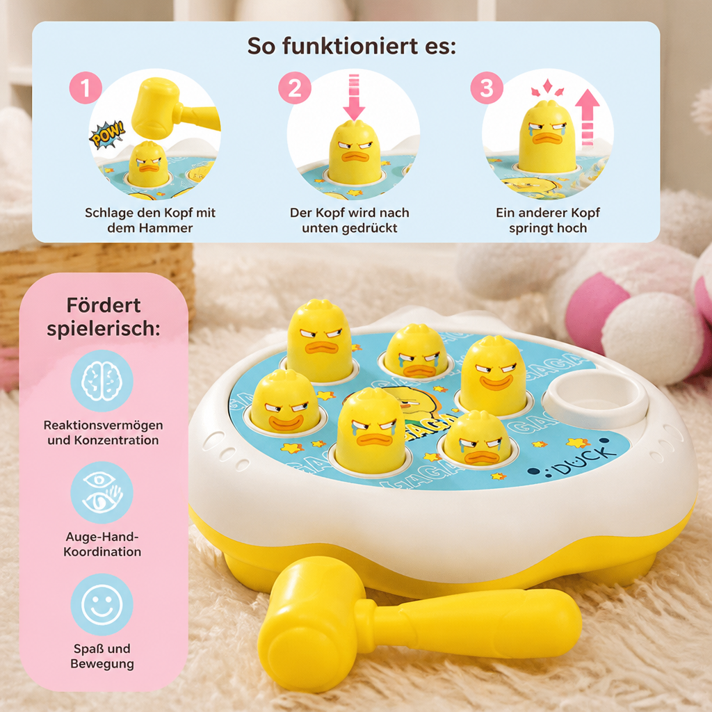 Pop Up Tier Hammer Spiel für Kinder