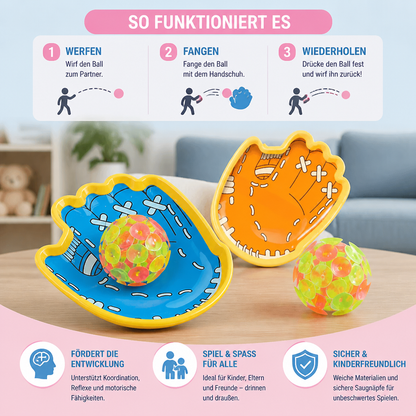 Saugnapf Ball Fangspiel Set für Kinder