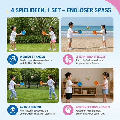 Saugnapf Ball Fangspiel Set für Kinder