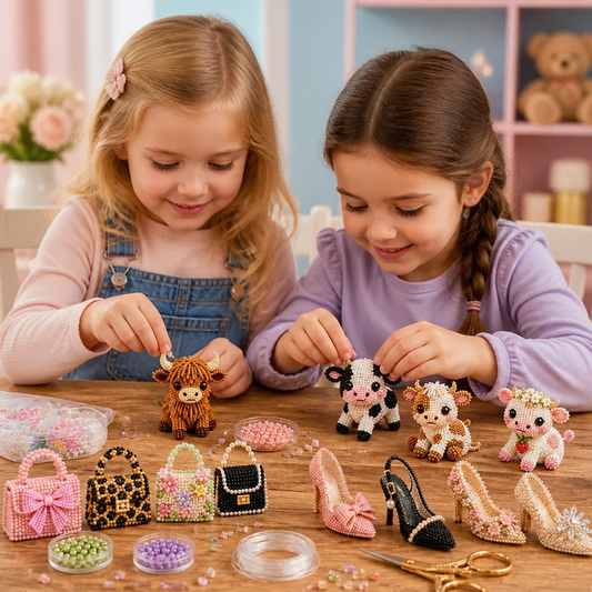 3D-Perlentier-Bastelset – DIY-Set für Mini-Perlenkunst für Anfänger