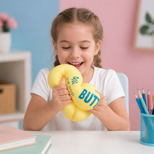 Jumbo-Squishy-Butter-Stick – Langsam aufquellender Stressball und sensorisches Fidget-Spielzeug