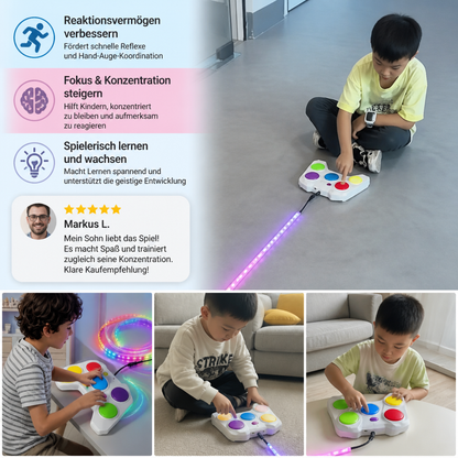 „Light Defense Challenge“ – Interaktives LED-Reflexspiel
