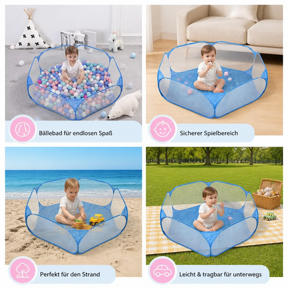 Tragbares Pop-up-Laufgitterzelt für Babys und Kleinkinder