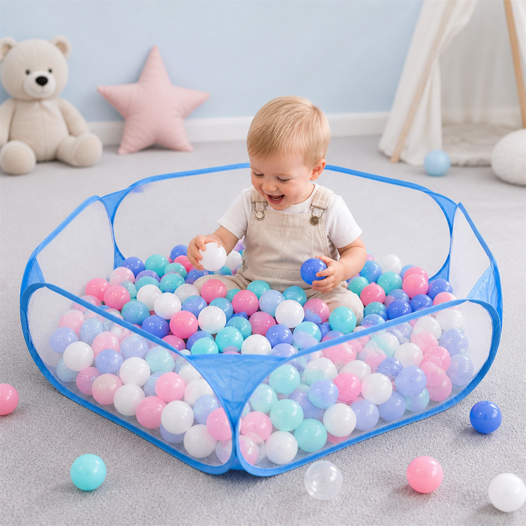 Tragbares Pop-up-Laufgitterzelt für Babys und Kleinkinder