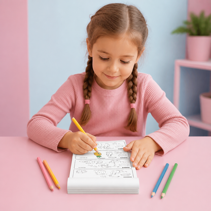 Montessori-Zeichenlernbuch – Schritt für Schritt zeichnen lernen und üben