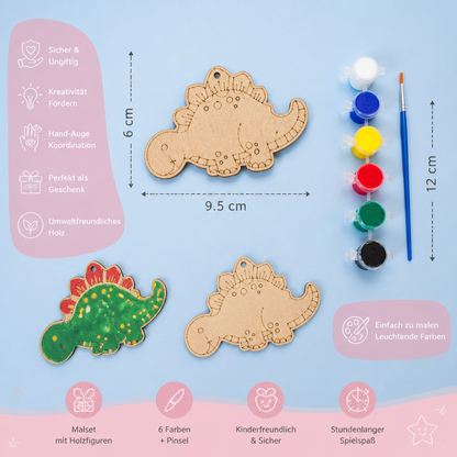 DIY-Holz-Bastelset zum Bemalen & Spielen für Kinder