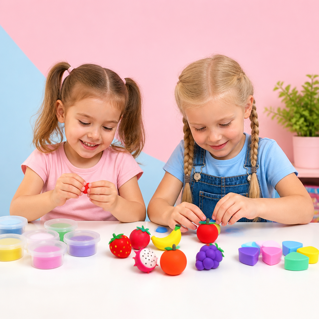 DIY-Lufttrocknendes Ton-Bastelset für Kinder