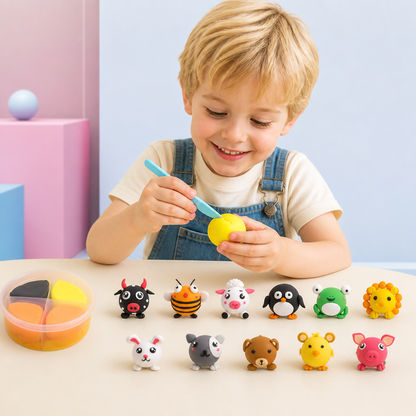 DIY-Lufttrocknendes Ton-Bastelset für Kinder