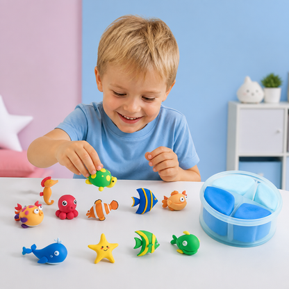 DIY-Lufttrocknendes Ton-Bastelset für Kinder